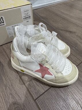 Toddler girl golden goose brand new